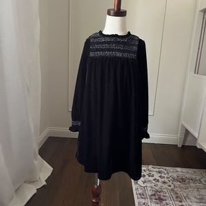 Nueces Velvet Smocked Nora Party Dress Size 7